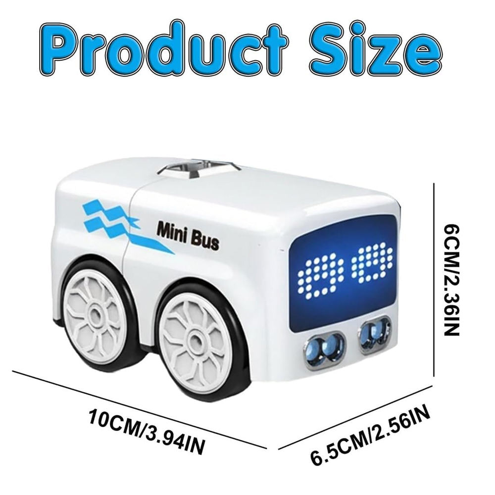 Magic Mini RC Induction Bus for Kids – Smart Hand Sensor &amp; Remote Control Toy Bus