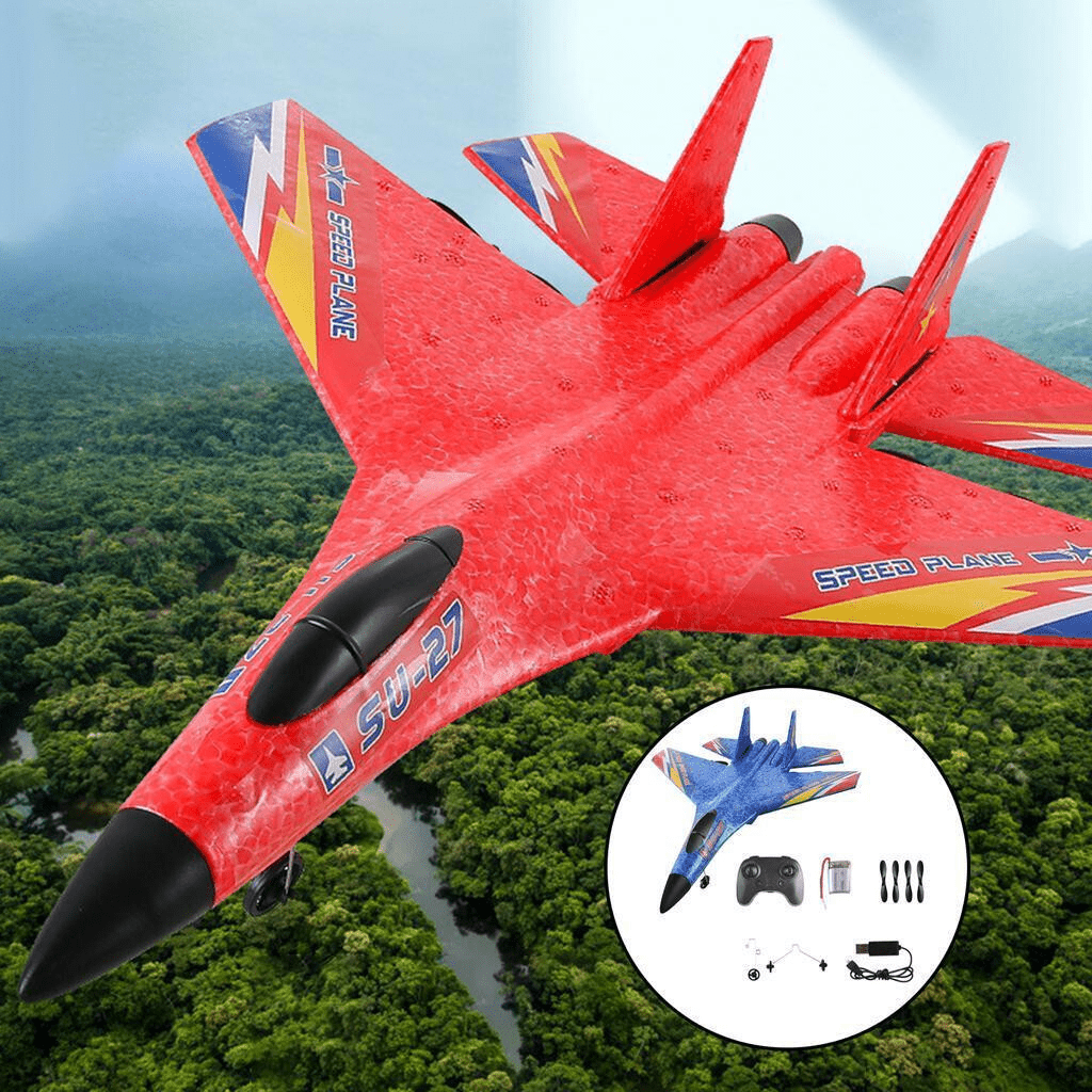 Remote Control Flying Foam Airplane-Lightweight RC Glider for Kids