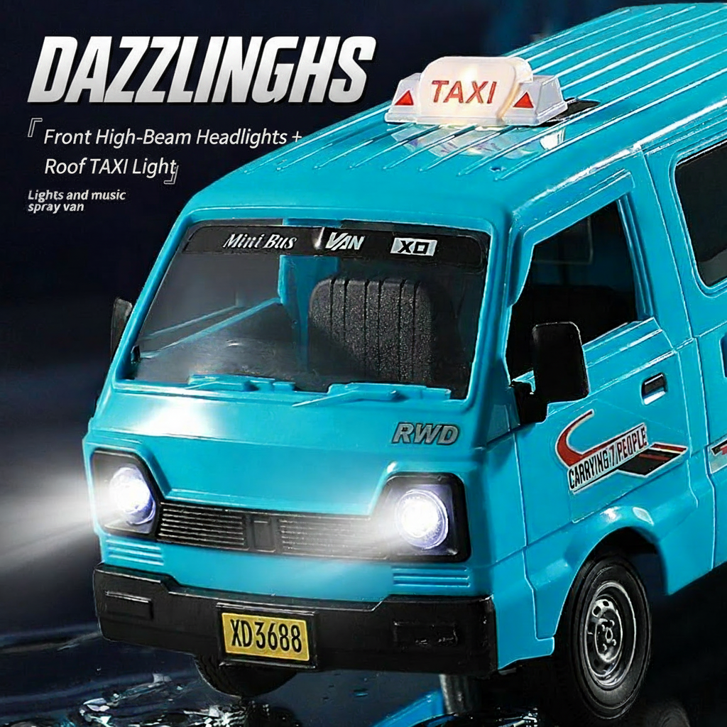 Remote Control Taxi Van for Kids (3688-G169A) – Fun RC City Transport Vehicle