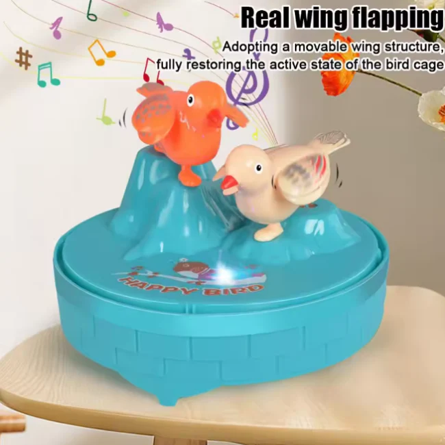Birds Cage With Light & Sound For Kids