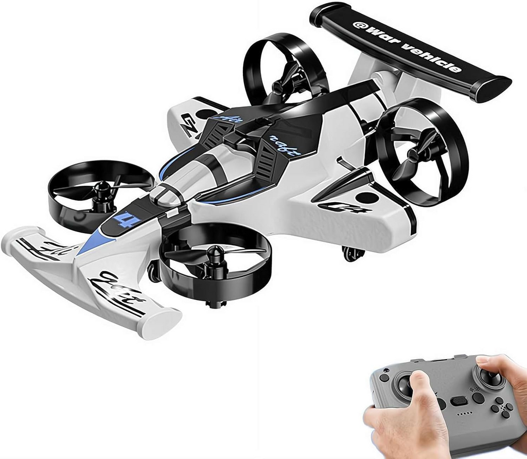 2-in-1 RC Drift Car & Flying Drone Toy for Kids