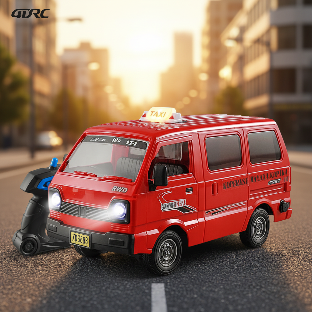 Remote Control Taxi Van for Kids (3688-G169A) – Fun RC City Transport Vehicle