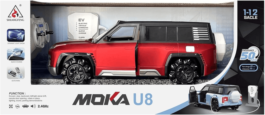 RC MOKA U8 EV SUV Electric Car 1:12 Scale-Premium Remote Control SUV for Kids