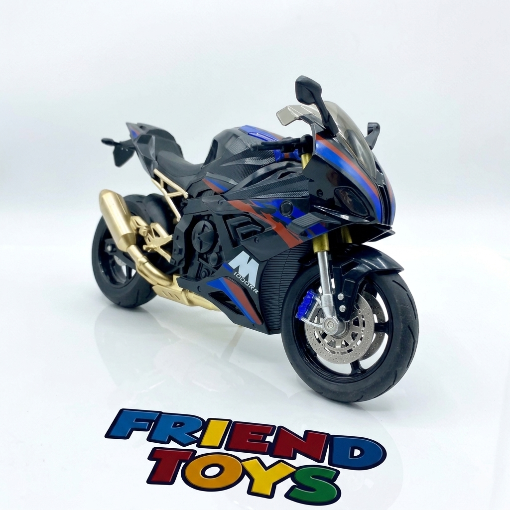 1:9 BMW 1000RR Heavy Bike Diecast Model – Premium Alloy Collectible Motorcycle with Light &amp; Sound