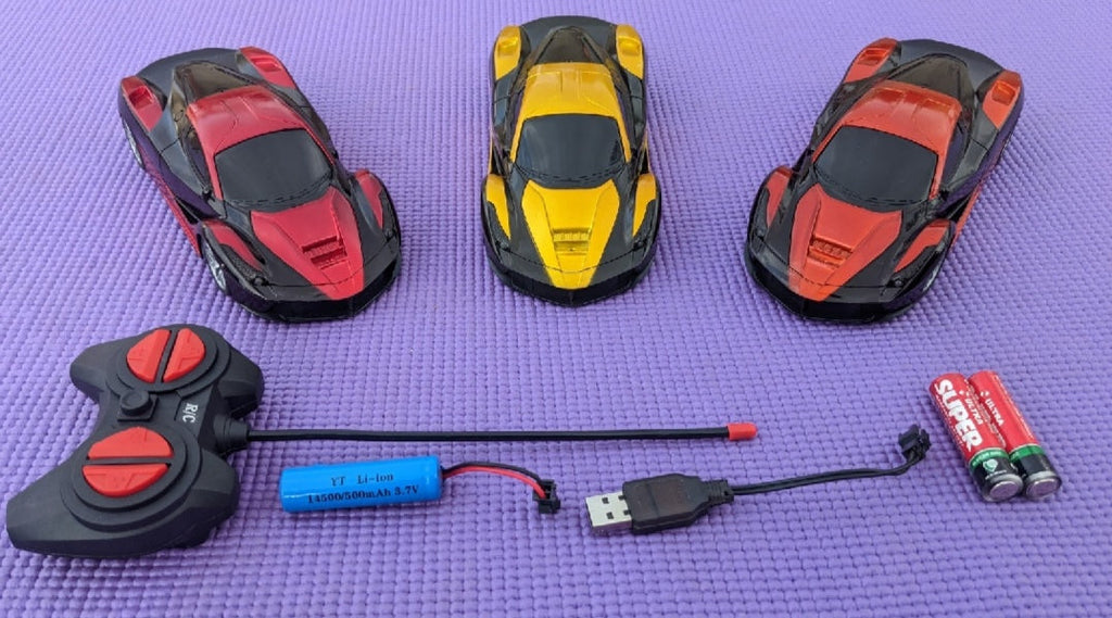 Rechargeable RC Remote Control Car for Kids – High Speed Racing Car with LED Lights